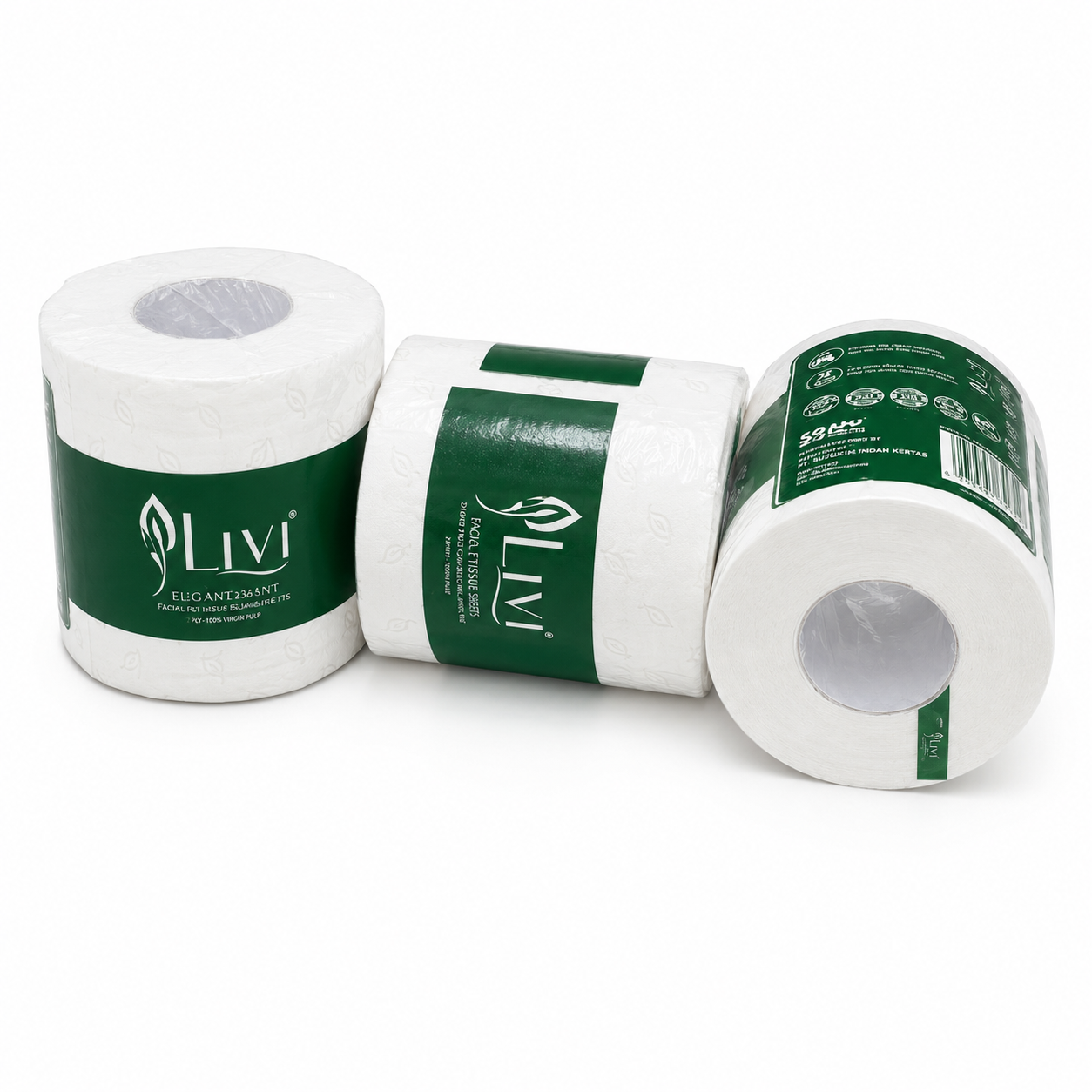 LIVI Evo Elegant Toilet Single Roll 238’s 2ply - Gambar 3