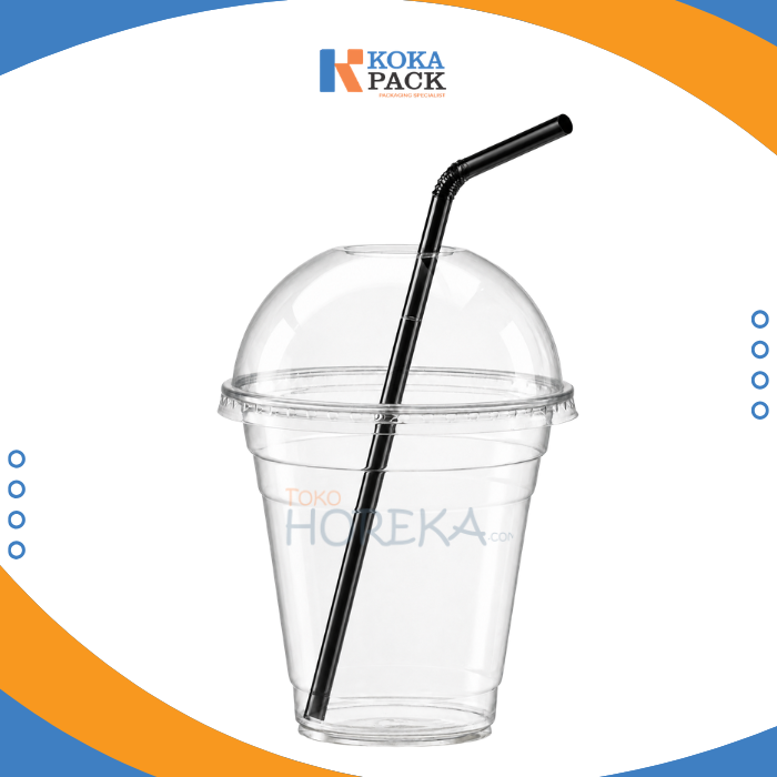 Black Flexible Straws 0,5 cm x 25 cm - Gambar 4