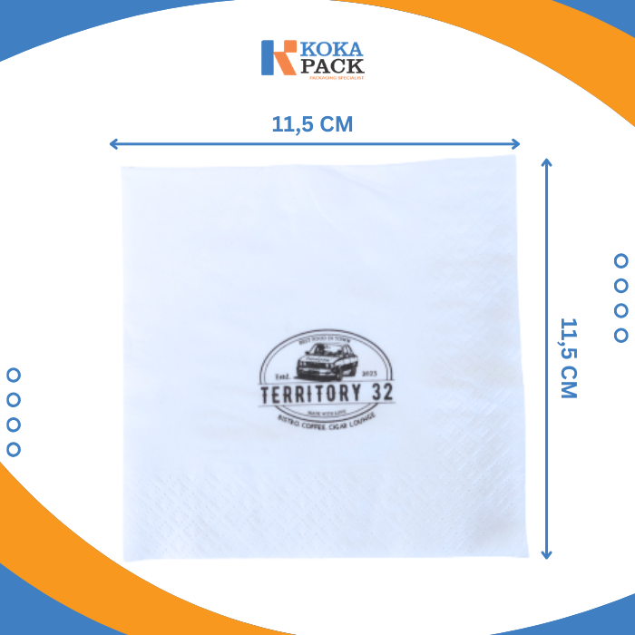 Tissue Cocktail Napkin Territory32