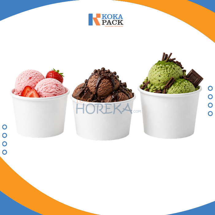 Ice Cream Cup 5 Oz - Gambar 2