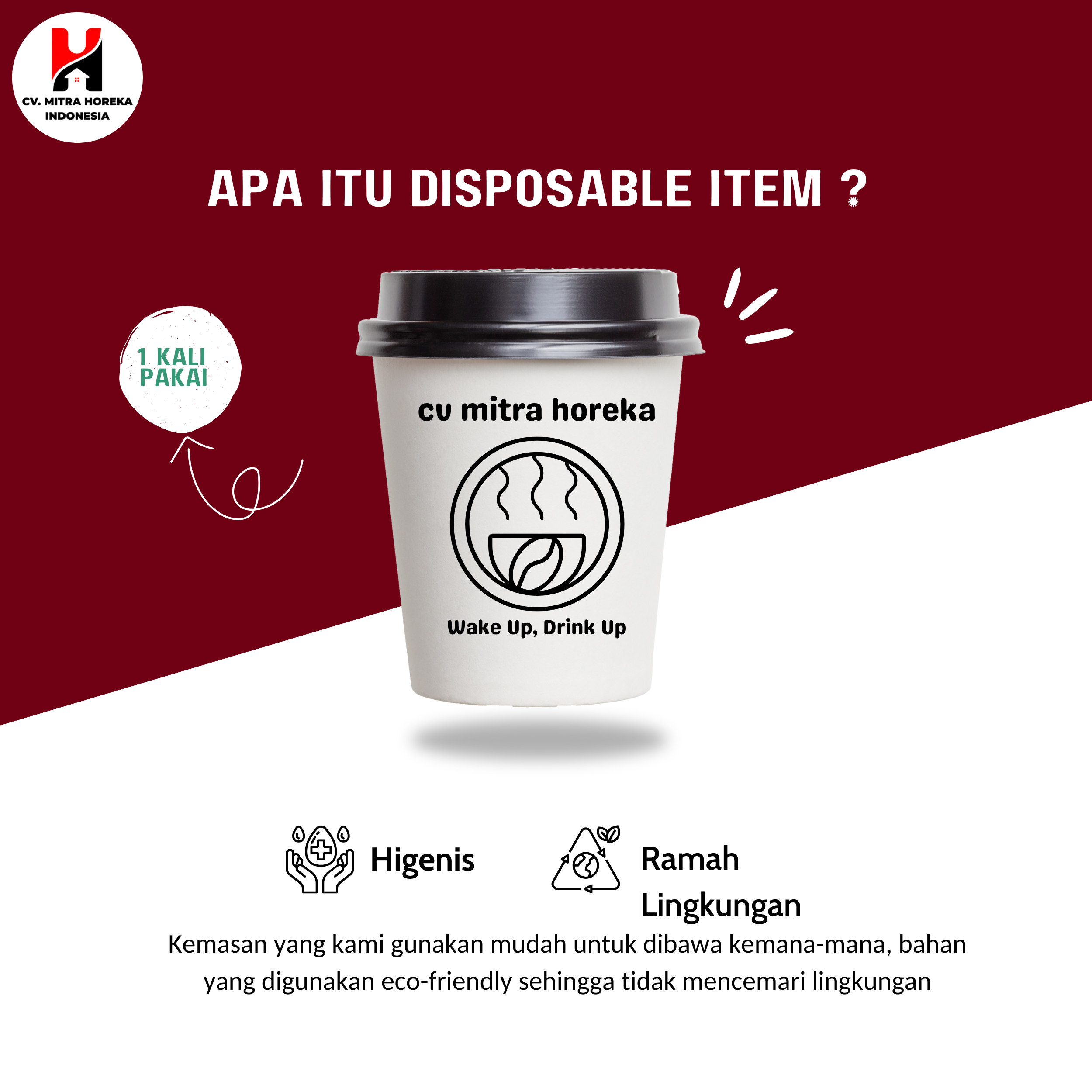 apa itu disposable item ?